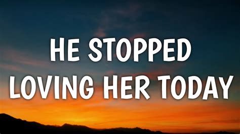 He Stopped Loving Her Today - A Heartbreaking Ballad That Transcends Time and Genre Boundaries